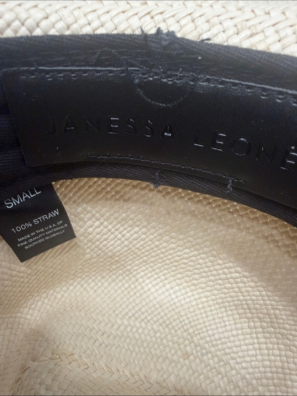Janessa Leone Wide-Brim Straw Hat - Cream - Picture 4 of 6